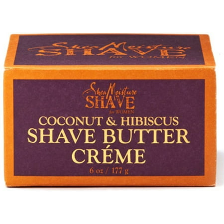 Shea Moisture rasage pour les femmes Shave Crème au Beurre, Noix de coco &amp; Hibiscus 6 oz