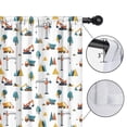 thumbnail image 4 of Blackout Kids Curtains,Cartoon Construction Vehicles Mountains Childrens Insulated Curtains Set Of 2,Bedroom Essentials,Toddler Room Decor 42"x54", 4 of 5