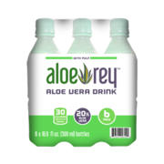 Aloe Rey Aoe Vera Drink, 16.9 Fl. Oz., 6 Count