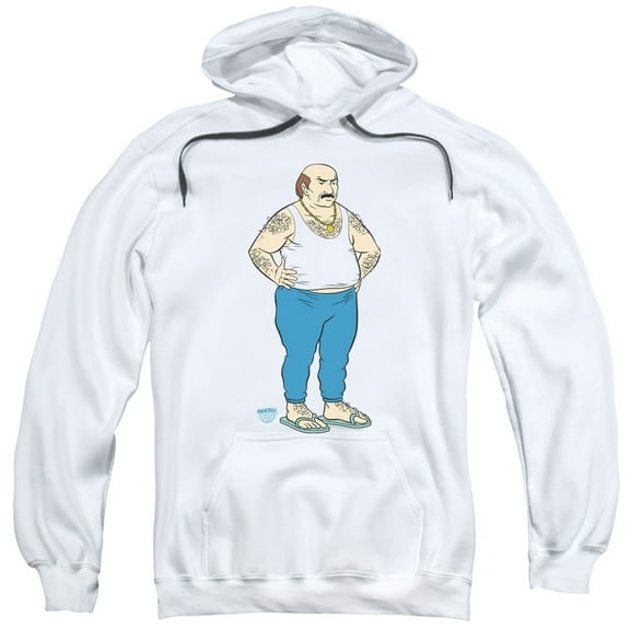 Aqua Teen Hunger Force Carl Adult Pullover Hoodie Sweatshirt White