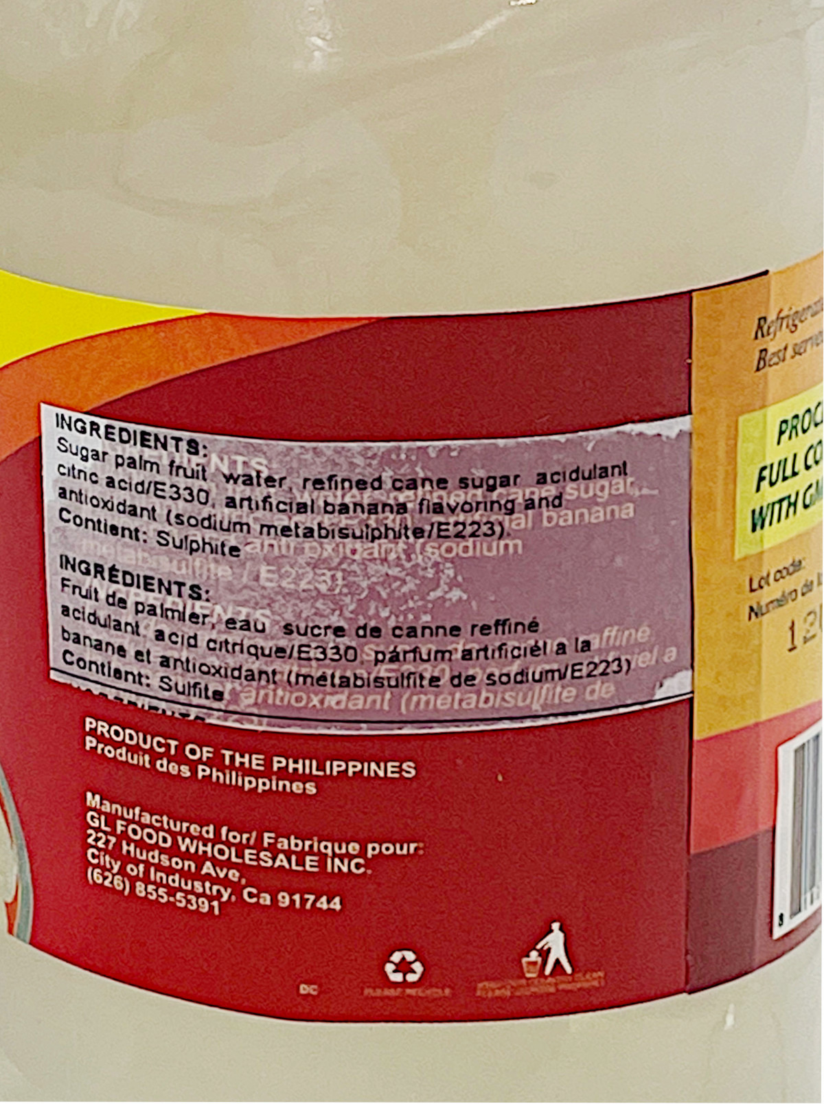 Kapuso Brand White Kaong, 12 oz
