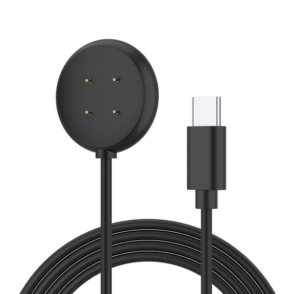 KOMI Charger for Google Pixel Watch 2 / Google Fitbit Ace LTE Charging Cable, Replacement USB Type C Magnetic Charging Cord Stand for Google Pixel Watch 2 / Fitbit Ace LTE Accessories, 3.3FT, Black