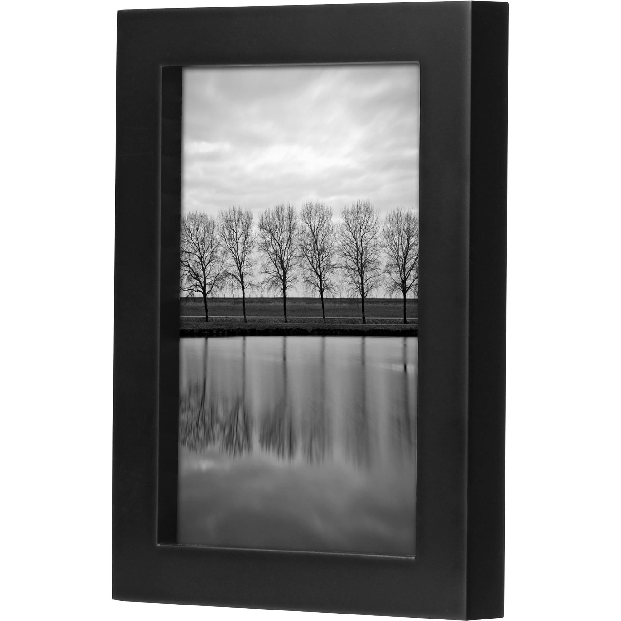 Better Homes & Gardens Gallery 4" x 6" Picture Frame, Black, Set of 2