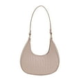 thumbnail image 2 of fenteer Women Underarm Bag Casual Fashion Medium Size with Zipper Purse Shoulder Bag Khaki, 2 of 8