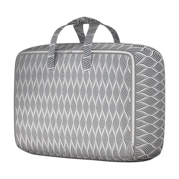 Bolsa de almacenamiento resistente con asas de transporte reforzadas, bolsa de almacenamiento de ropa y edredones de gran tamaño, bolsa de embalaje para mudanzas, cremallera doble engrosada,