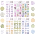 thumbnail image 1 of 108 pegatinas de lacre transparentes para sellar invitaciones de boda, tarjetas de felicitación, regalos y álbumes de recortes. Ideales para envolver regalos y envolver invitaciones., 1 of 6