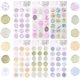 thumbnail image 1 of 108 pegatinas de lacre transparentes para sellar invitaciones de boda, tarjetas de felicitación, regalos y álbumes de recortes. Ideales para envolver regalos y envolver invitaciones., 1 of 6