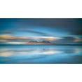 thumbnail image 2 of Ruoppolo, Luigi 18x12 Gold Ornate Wood Framed with Double Matting Museum Art Print Titled - An Epic Sunrise In Eigg, 2 of 4