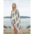 thumbnail image 2 of Sage Green Aztec Beach Towels Oversized Super Absorbent, Southwest Boho Ethnic Chic Motifs Lightweight Bath Towel Quick Dry Sets For Bathroom/Pool/Rv Camping/Beach Play/Gym Room/Picnic 35"x70", 2 of 8