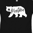 thumbnail image 4 of Inktastic Montana White Bear Silhouette Boys or Girls Toddler T-Shirt, 4 of 5