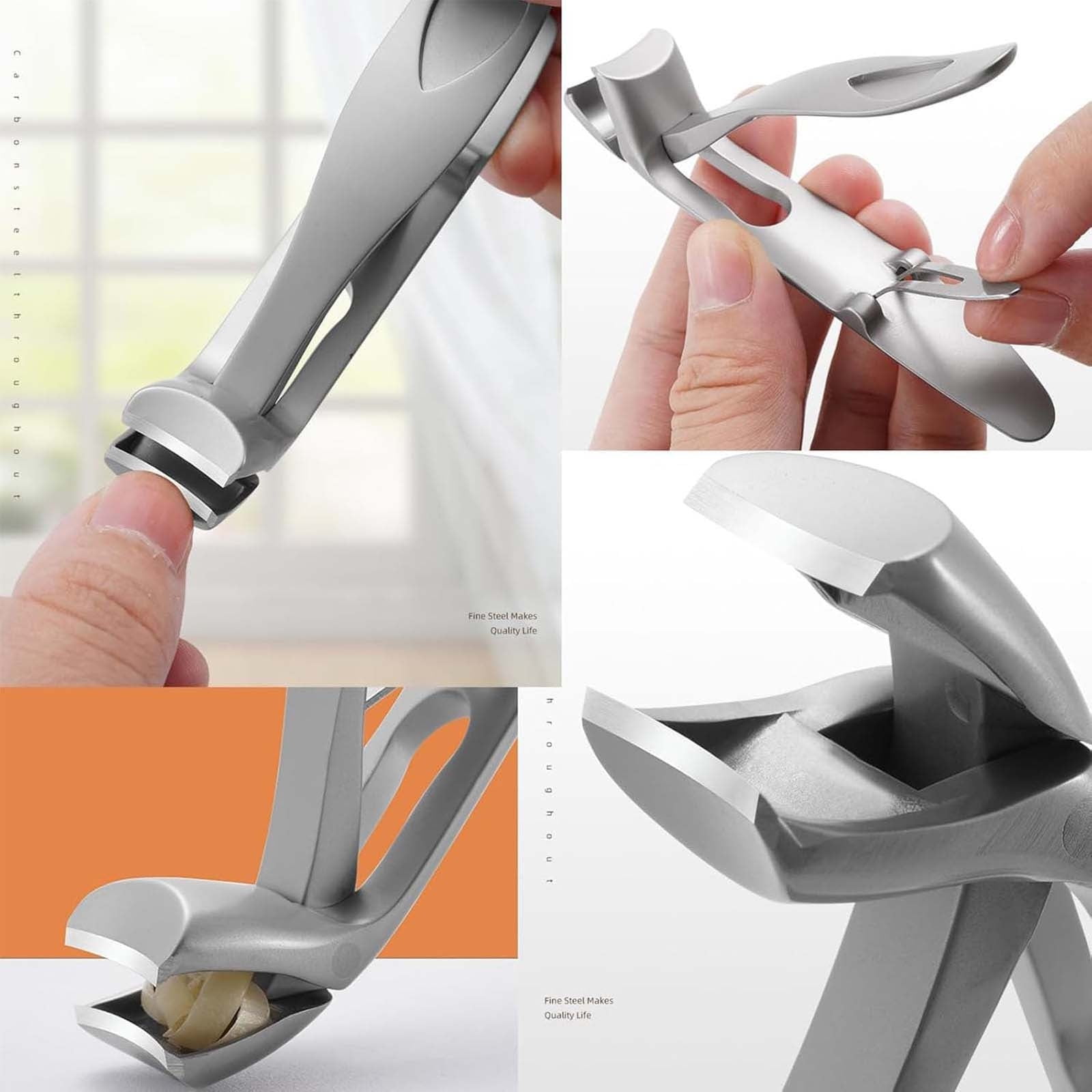 Nagelknipser Pro Für Dicke & Eingewachsene Nägel | Edelstahl, Ergonomisch, Inkl. Feile & Aufbewahrungsbox