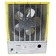 thumbnail image 5 of Dura Heat - Calentador eléctrico de espacio de cochera con cable duro para montaje en techo con mando a distancia, 10.000 vatios, 240 voltios, sistema ECO, protección contra sobrecalentamiento, ideal, 5 of 5