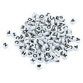 thumbnail image 1 of ABC Beads, Black and White, 300 Per Pack, 3 Packs, 1 of 1