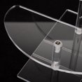 thumbnail image 2 of MasteelfCA Acrylic Riser Display Stand 2-Tier Display Stand Riser Shelf for Collectible Jewellery, 2 of 9