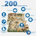 thumbnail image 4 of Mistaha Smart Home Security System Kit with WiFi Connection and Voice Control - Includes Multi-function Door/Window Sensors, Remote Control, and Infrared Alarm - Compatible with Alexa & Google, 4 of 6