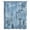 Blue, variant on Brown Abstract Sheer Curtains 96" Long, Vintage Geometric Gradient Oil Painting Modern Light Filering Curtains, Privacy Drapes Simi Floor to Veiling Curtain for Living Room Large Window Treatment