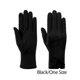 thumbnail image 2 of Minnieouse Guantes de mujer suaves a prueba de viento cómodos mitones colores sólidos de moda transpirable diseño de bola de pelo protección de palma al Accesorios de disfraces Negro Minnieouse AP014304-01, 2 of 6