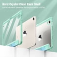 thumbnail image 5 of Slim Case for iPad Mini 6 2021 (8.3 Inch) - [Built-in Pencil Holder] Shockproof Cover Clear Transparent Back Shell, Auto Wake/Sleep for iPad Mini 6th Generation, 5 of 9