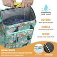 thumbnail image 2 of Travel Cooler Bag - Labrador Dogs with Flowers Camping Beer Cooler Backpack with Bottle Opener- Waterproof Insulated Picnic Backpacks - Cooler Bag for Beach, 2 of 6