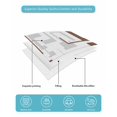 thumbnail image 4 of Quilt King Size Bedding Set, Modern Geometric Brown Reversible Summer Quilt 3 Pieces, Abstract Minimalist Artwork Lines Lightweight Bedspreads Coverlets with 2 Pillow Shams for All Seasons, 4 of 5