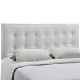 thumbnail image 4 of BSD National Supplies Heritage Stylish White Upholstered Queen Size Headboard, 4 of 5