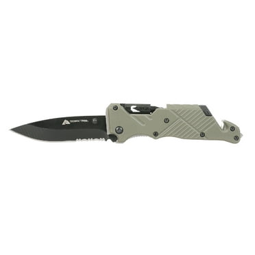 Ozark Trail 7-in-1 Multi Tool, Knife with Screwdriver, Model 89335, Stainless Steel