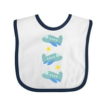 Inktastic Airplane Cute Planes for Boys Boys Baby Bib