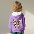 thumbnail image 3 of successthop Graphic Hoodies Toddler Girls Boys Long Sleeve Hooded with Pockets Bow Printed Casual Blouse Sizes 3-13, 3 of 4