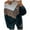 Black, variant on Herrnalise Women's Knitted Crop Tops Women Fashion Leopard Print Comfortable Long Sleeves Sweater Tops Pullover Jumper Sweaters