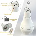 thumbnail image 3 of BR 1 pieza Bombilla solar LED con control remoto, 9 W, 3 of 5