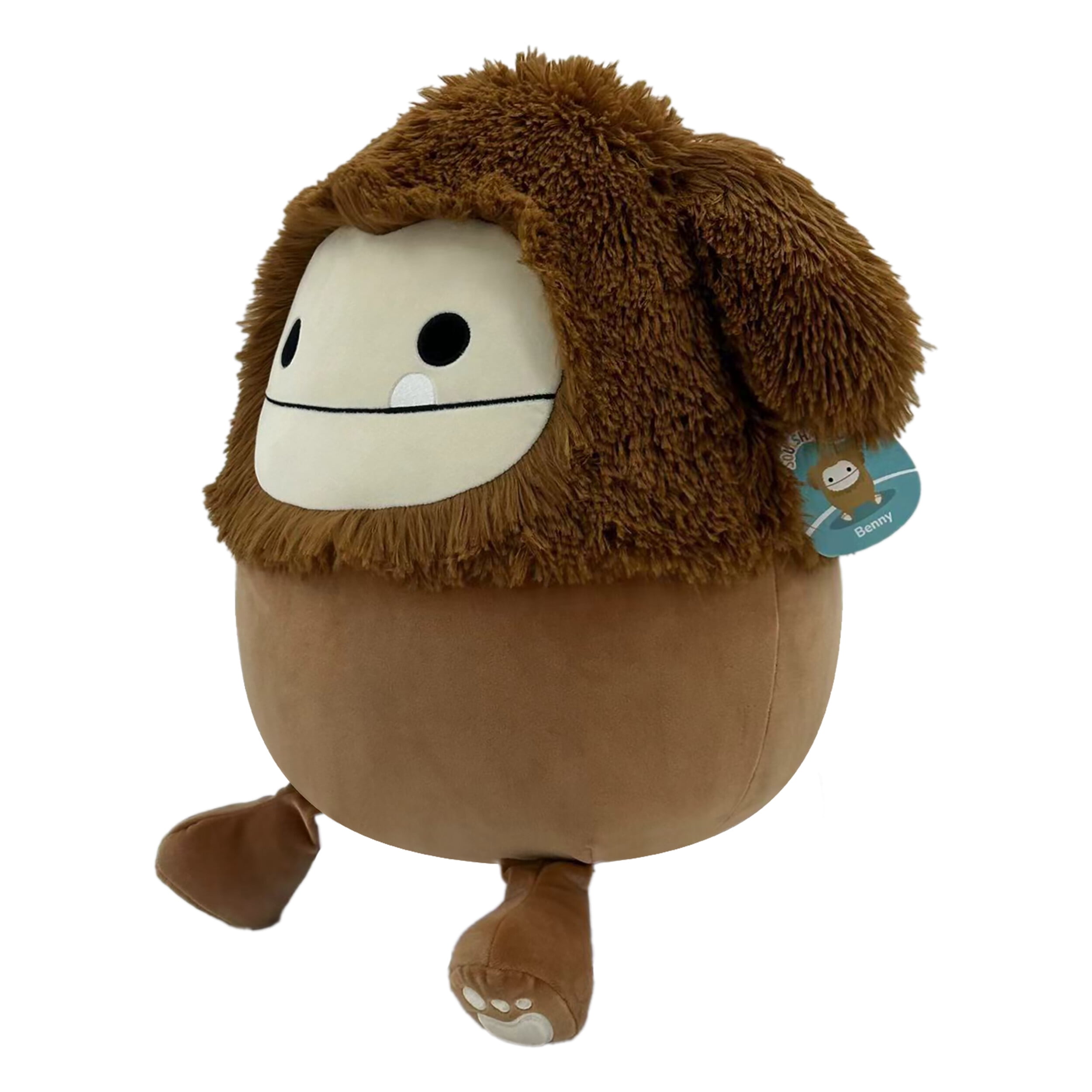 Squishmallows Official 16 inch Benny the Brown Bigfoot - Child's Ultra Soft Stuffed Plush Toy