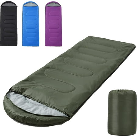 Sleeping Bags for Adults Cold Weather Portable Waterproof Lightweight Sleeping Bag for Tall Girls Boys with Compression Sack for Warm Camping Outdoor & Indoor Hiking