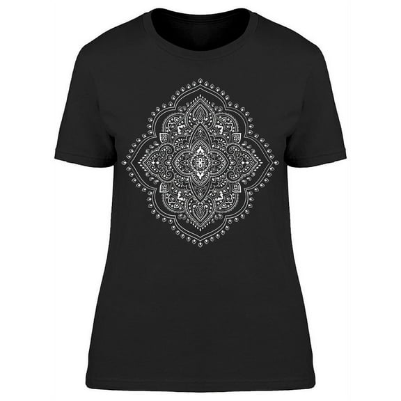 Indian Rug Tribal Ornament T-Shirt Women -Image by Shutterstock, Female x-Large