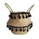 thumbnail image 1 of Cesta para la colada, accesorios de almacenamiento para la cocina o el dormitorio, cestas de almacenamiento de mimbre tejidas a mano plegables, cesto para macetas, cesta para la colada, cesta colgante, 1 of 3
