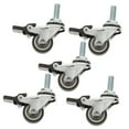 thumbnail image 4 of Set of 2 Ab Roller Wheel Bracket Casters Easy to Operate, 4 of 8