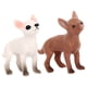 thumbnail image 1 of ColoMX 2 piezas Pequeñas figuras de perros figuras de cachorros en miniatura modelos de perros modelos animales, 1 of 7