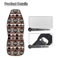 thumbnail image 6 of Uorisanigo Fashion Aztec Car Seat Cover for Front Seat, Automotive Seat Covers Accessories, Breathable Front Car Seat Cover Pack of 2 Car Seat Protector Cushion Pad Mat, 6 of 7