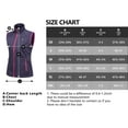 thumbnail image 4 of Women's Lightweight Softshell Vest, Windproof Sleeveless Jacket for Running Hiking Travel, Purple M, 4 of 7