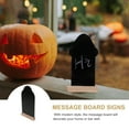 Tombstone Blackboard Decoration 4 PCS Reusable Chalk Boards Tablescape