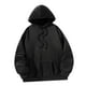 thumbnail image 3 of Sudadera con capucha Jersey con cordón Sudadera con capucha Suave Negro Otoño Tops Y2K Trabajo Mujer Hombre Moda Mujer Hombre Sudadera con , negro, SG, 3 of 8