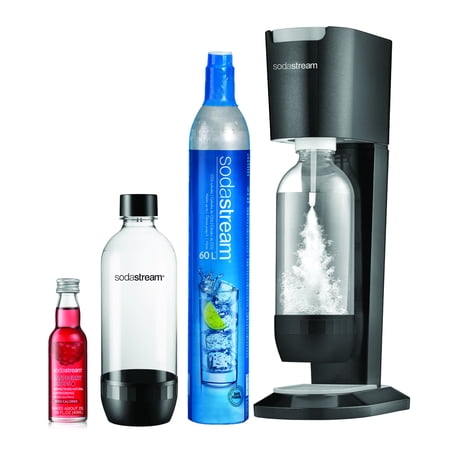 SodaStream Genesis Black Sparkling Water Maker Bundle Kit