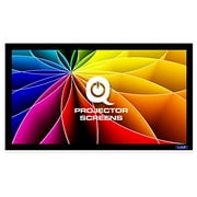 QualGear QG-PS-FF6-169-110-W White Home Theater Projection Screen