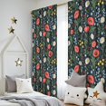 thumbnail image 5 of Pioneer Flower Floral Print Pattern Teens Curtains,Teens Insulated Curtains Set Of 2,Bedroom Essentials,Toddler Room Decor 52"x84", 5 of 5
