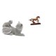 thumbnail image 1 of Escultura De Gato Y Caballo, Adorno De Mesa, Artesanía, Figura Decorativa, Estatua De Animal, Obra De Arte, Coleccionable, Decoración De Escritorio, Estantería, Sala De Estar, Oficina,, 1 of 8