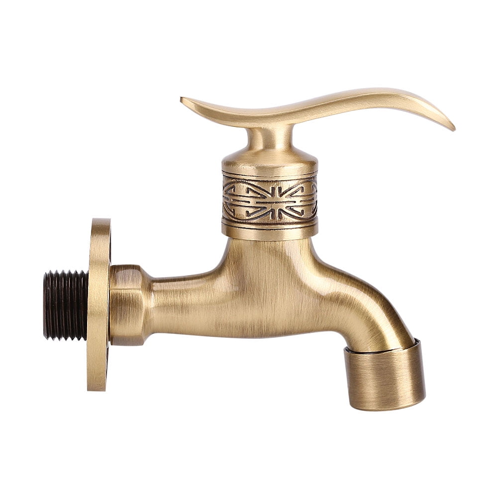 Kritne Cold Water Tap, Faucet, Antique Style Brass Washing Machine