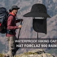 thumbnail image 6 of FaLX Unisex Sun Hat - Wide Brim, Breathable Mesh - Adjustable, UV-Resistant - Foldable, Block UV - Nylon Outdoor Camping Fishing Sun Hat with Neck Flap for Men, 6 of 8