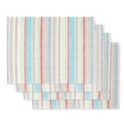 The Pioneer Woman Chunky Stripe Fabric Placemat Set, 4 Piece, Multicolor