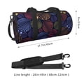 thumbnail image 4 of KLL Colorful Shells Duffle Bag For Men Women Sport Gym Fitness Tote Travel Training Workout Basketball Football Weekender, 4 of 8