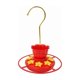 thumbnail image 1 of Comedero para pájaros con flores amarillas con pieza colgante de plástico desmontable, comedero para pájaros portátil, decoración de jardín., 1 of 3