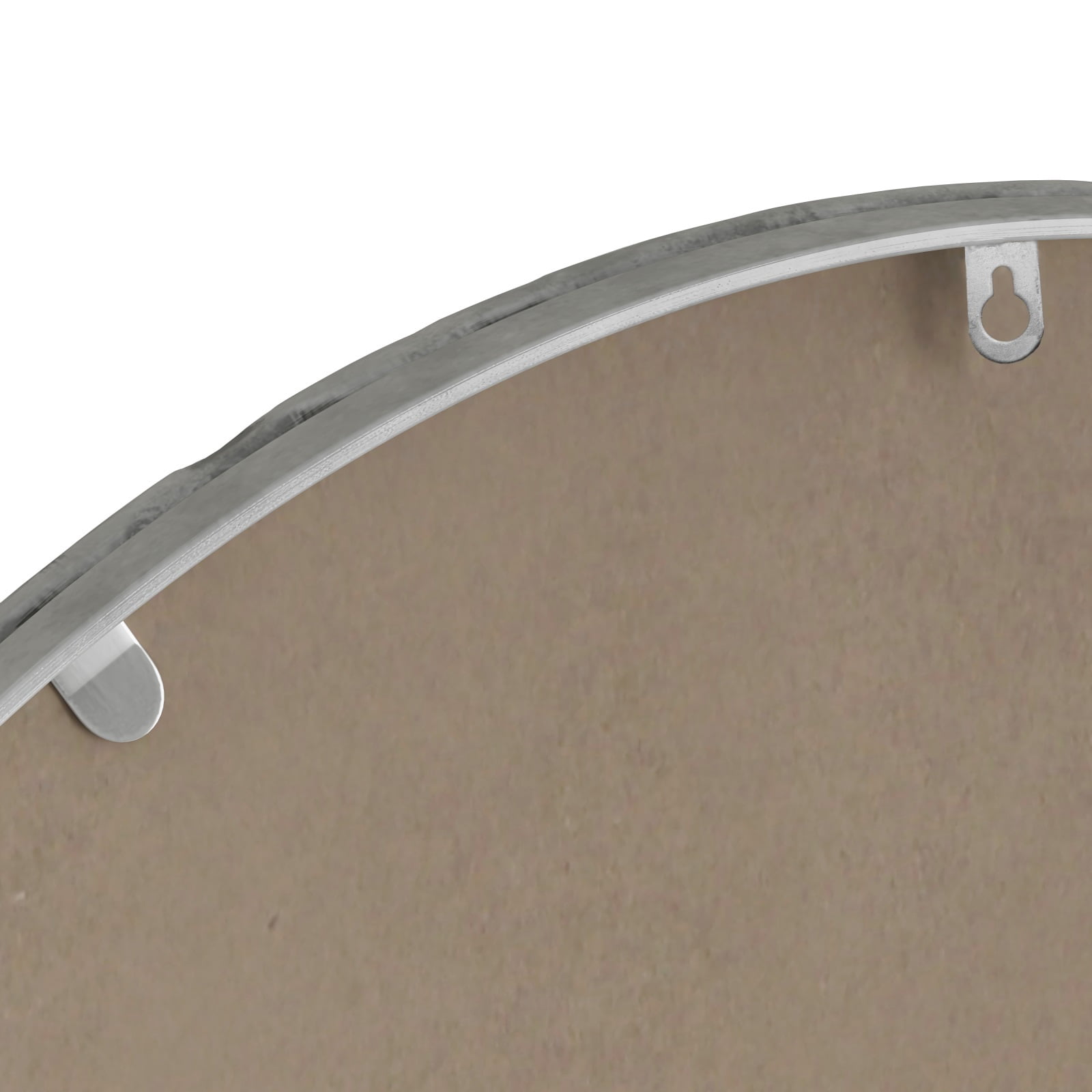 Hommoo 25.6"x39.37" Oval Bathroom Mirror, Wall Mounted Vanity Mirror for Wall, Silver